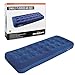 Milestone Single Flocked Air Mattress Bed, Blue