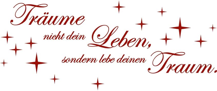 denoda® Träume Nicht Dein Leben, sondern lebe deinen Traum