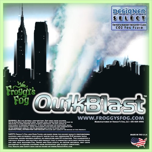 4 Gal - QuikBlast - Designer Select CO2 Blast Effect Fog Machine Fluid