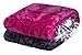 ArchAngel Micro-Plush 2ply King Blanket - Ivy Hot Pink