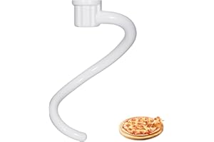 MTTOBO Spiral Dough Hook for KitchenAid 5Plus & 6QT Bowl-Lift Stand Mixers, Bread Hook Attachment for Kitchen aid Accessories and Attachments