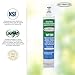 Aqua Fresh 4396508 Replacement Water Filter compatible with 4396510, EDR5RXD1, NLC240V, PNL240V, 4396508p, 4396547, 4392857, 9010, LC400V, WF-NLC240V, 46-9010 (2-Pack)