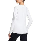 baleaf Women's Thermal Shirts Crewneck Fleece Lined Long Sleeve Tops Running Workout Ski Base Layer Winter Cold Weather