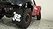 Stainless Steel Frame Rubber Rear Mud Flaps for UDR Unlimited Desert Racer Traxxas 1/7 RC Upgrades