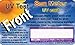 Sun Meter UV Card - 6 Cards, Plastic Cards