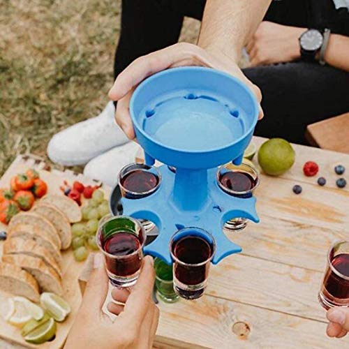 4 Shot+Glass+Dispenser+Holder+Cocktail