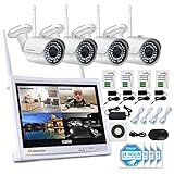 Jennov 4 Channel CCTV Wireless WiFi IP Security Camera System 12