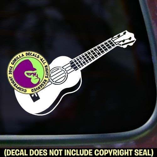 Ukulele Uke Vinyl Decal Sticker A Handmade