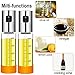CHUANGSIxx sprayer Mister for Cooking 3.4-Ounce Capacity Food-grade Glass Bottle Vinegar Mist Spray Dispenser for BBQ Salad Baking Roasting Grilling Frying, Bonus a Cleaning Brush (2 Piece set)