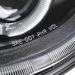 Spec-D Tuning Angeleyes Projector Headlights Black