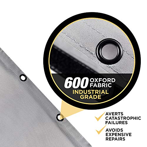 OOKU Backflow System Insulation Pouch Cover + 2 Outdoor Faucet Cover Set | 16"W x 20"H Winter Freeze Protection for Outdoor Pipe insulation | Protective Pipe Cover for Irrigation Sprinkler Valves - Thumbnail 6