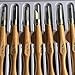 Sac Awa Wood Carving Tools Set. SK7 Carbon Steel Ergonomic 12 Piece Carving Tool Kit. Includes 1300+ Downloadable Carving Patterns.