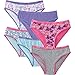 Calvin Klein Girls Comfort Stretch Bikini Underwear 6-Pack, Medium (8/10), Assorted Pink