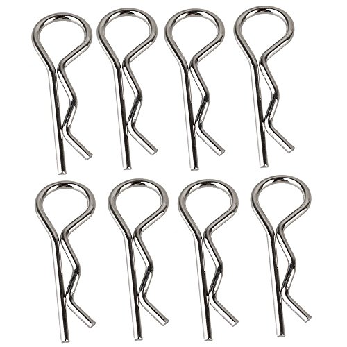 50pcs Universal 1/5th 1/8th Scale Bend Large Body Clips Steel RC Car Parts Truck Buggy Shell Replacement For Redcat HSP 81013 Baja