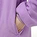 OLadydress Unisex Espeon Costumes Pajamas, Adult and Teens Cosplay One-Piece Pajamas Purple Medium