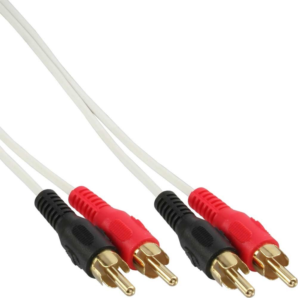 InLine 7 m 2 x rCA m/m 7 m 2 x rCA noir, rouge, blanc câble aUDIO Cables de Audio (2 x RCA, 7