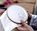 JiangQiao Embroidery Hoop Tambour Bamboo Circle Ring Round Frame for Cross Stitch DIY Craft (24 inch)