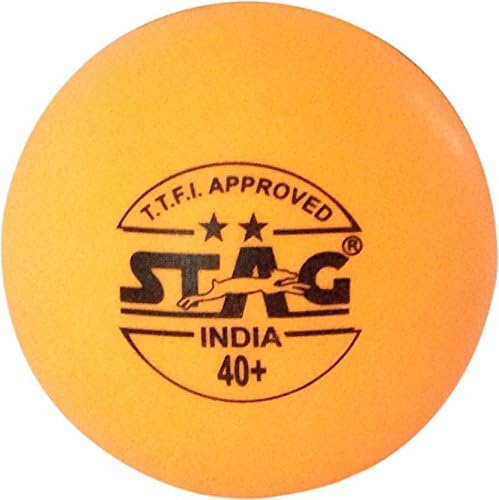 Amazon Com Stag Two Star Plastic Table Ping Pong Ball Size