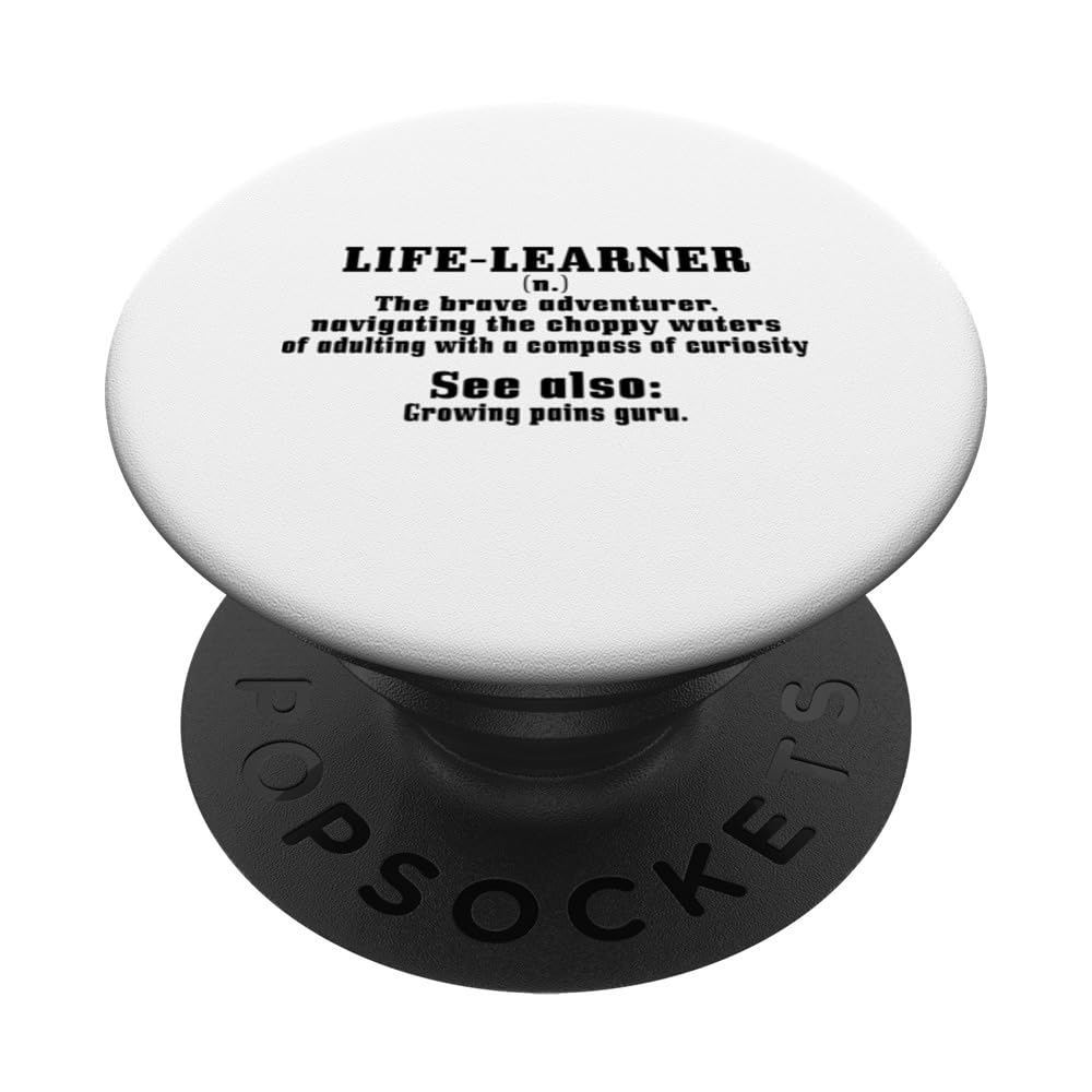 Life Learner - the brave adventurer navigating the choppy PopSockets Swappable PopGrip