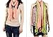 b.m.c BMC Womens Fancy Crinkle Shawl Scarf Fashion Cotton Scarves Mixed Solid Color Lot