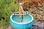 Bamboo Accents Zen Garden Water Fountain Spout, Complete Kit includes Submersible Pump for Easy Install, Handmade Indoor/Outdoor Natural Bamboo (Adjustable w/ Branch Arms - 7 Inches)