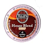 Tully's Coffee Decaffeinated House Blend, K-Cup Portion Pack for Keurig K-Cup Brewers 24-Count (Pack of 2)