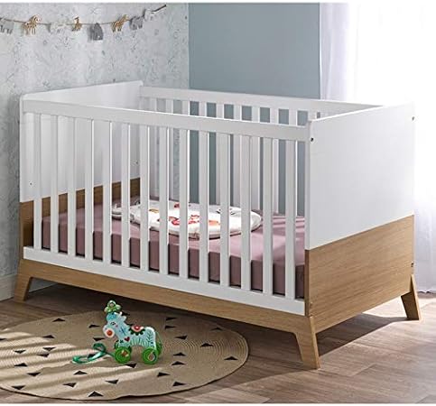 Alfred Compagnie Lit Bebe Evolutif Ines 70x140 Blanc Chene Amazon Es Bebe