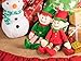 Blue Panda 2-Pack Plush Elves - 12 in Red & Green - Machine-Washable Soft Polyester - Durable Decorative Accents for Shelf & Tabletop