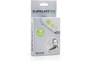 SlapKlatz PRO Drum Gel Dampers – Alien Green – 12 Pads in 3 Sizes – Storage Case Included