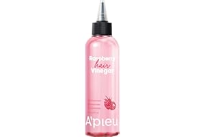 A'PIEU A’PIEU Raspberry Hair Vinegar Rinse - Scalp Clean & Detox for Oily and Itchy Scalp, Buildup & Dandruff Scalp Treatment, pH-Balancing for Fresh and Shiny Hair. Korean Haircare. 6.76 fl oz