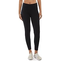 Danskin Women's Mid Rise Ankle Legging, Black Salt, Small : Amazon