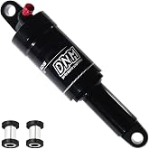 Catazer Mountain Bike Rear Shocks AO-6 Air Pressure Shock Absorber 190mm | AL6061 hard-anodized shock body, Air pressure adjustable, 250PSI Max, Built-in DU bushing, Fits MTB scooter e-bike