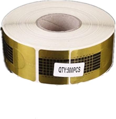 500 Pièces Chablons Papier Construction Faux Ongles Gel Uv Ou Resine