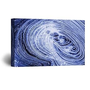 Canvas Wall Art Inner Feature of Stones Print Gallery Wrap Modern Home Decoration Ready to Hang - 12x18 inches