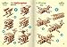 Igroteco Wooden Building Blocks for Kids - Natural Wooden Educational Toys for Girls & Boys - 120 PCS Building Set