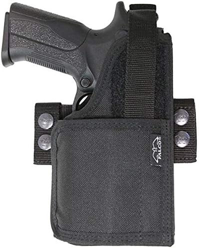 Craft Holsters FN Five-Seven MK2 Compatible Holster - Universal Nylon Belt Holster for Gun with Light/Laser (654)