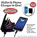 Atomic Charge Wallet by BulbHead, Portable Battery Power Bank, Bifold Wallet with RFID Protection & Security