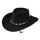 Stetson Santa Fe, Color: Black, Size: XL