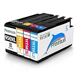 FreeSUB 950XL 951XL Compatible Ink Cartridge Replacement For HP 950XL 951XL Ink Cartridge, High Capacity 1 Set Compatible With HP Officejet PRO 8600 8610 8620 8630 8640 8660 8615 8625 8100 251dw 276dw