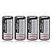EaseBuy 4pcs 16340 Lithium Batteries CR123A Rechargeable Batteries Camera Batteries with 16340 Battery Charger