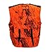 Gamehide Mountain Pass Extreme Big Game Blaze Deer Hunting Vest (Orange Camo, 3X-Large)