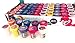 Hasbro - My Little Pony 10 Piece Self-inking Stamps Stampers Pencil Topper, Multicolored Small Rubber Round Stamps