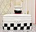 BLACK HAPPY CHEF BREAD BOX TOAST JAR 13-1/4