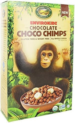Nature's Path Organic - EnviroKidz Organic Cereal Chocolate Choco Chimps - 10 oz (pack of 2) by Nature's Path