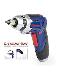 workpro 3,6 V batería recargable de iones de litio Taladro Destornillador con linterna