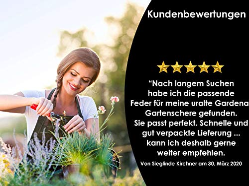 Feder für Gartenscheren Universal Pufferfeder Ersatzfeder Sprialfeder 7 cm zur Reparatur für Gartenscheren Baumscheren… – Bild 6