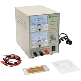 Gold Plating Kit 2A Machine Jewelry Plater Electroplating Silver Gold Plating Machine Jewelry Plater Electroplating Processing Tools with Voltage is Adjustable (110V US Plug)