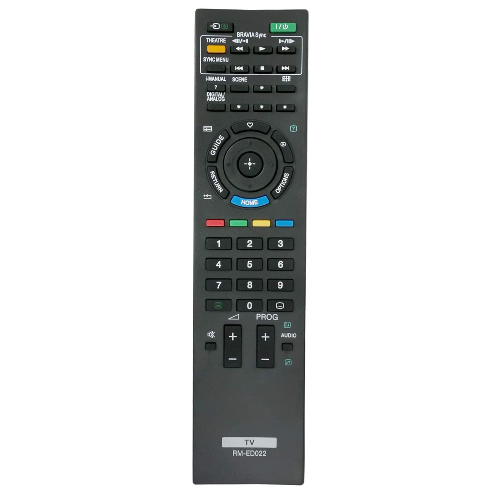 VINABTY RM-ED022 Replaced Remote Control fit for Sony Bravia TV KDL-32BX400 KDL-40BX400 KDL-22EX302 KDL-26EX301 KDL-26EX302 KDL-32EX301 KDL-32EX302 KDL-32EX401 KDL-32EX402 KDL-37EX401 KDL-40EX401