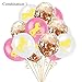 60 PCS Balloons Unicorn Party Balloons Decorations 12 Inches Golden/Purple Paper Confetti,Rose Gold/Pink Latex Balloons for Party Girls Baby Shower Birthday Decoration Supplies