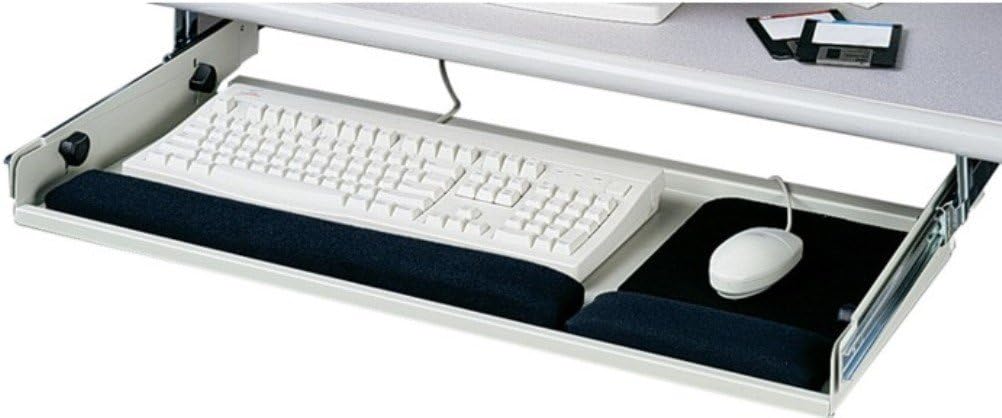 Amazon Com Mead Hatcher Adjustable Steel Keyboard Drawer Gray